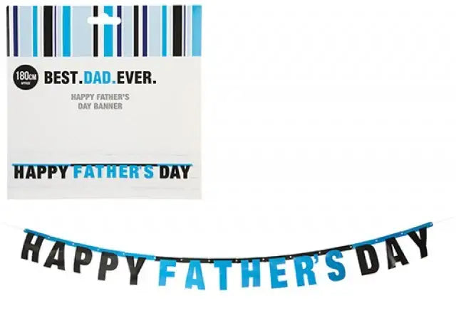 Best Dad Ever Fathers Day Banner (180cm)