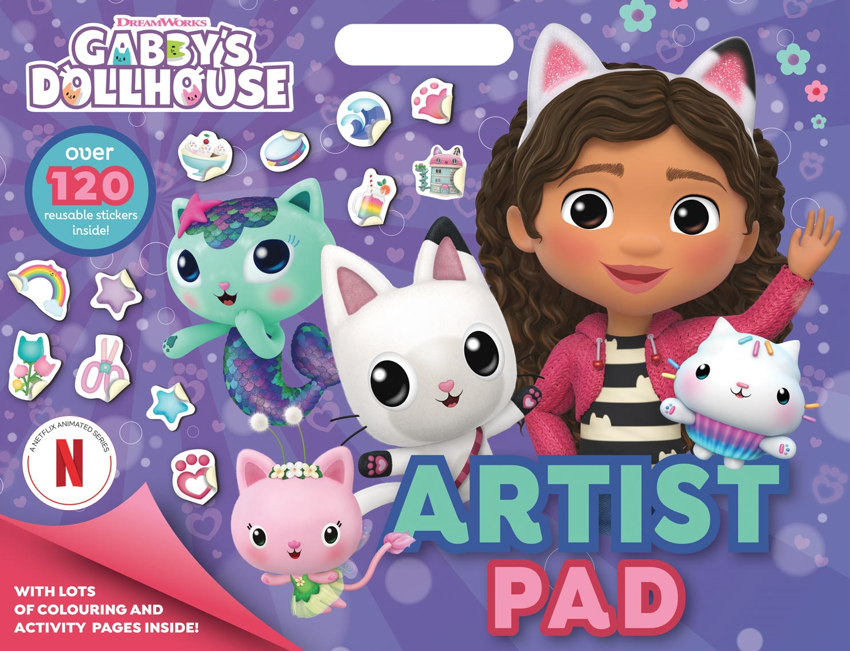 Colourful Gabby Dollhouse Artist Pad