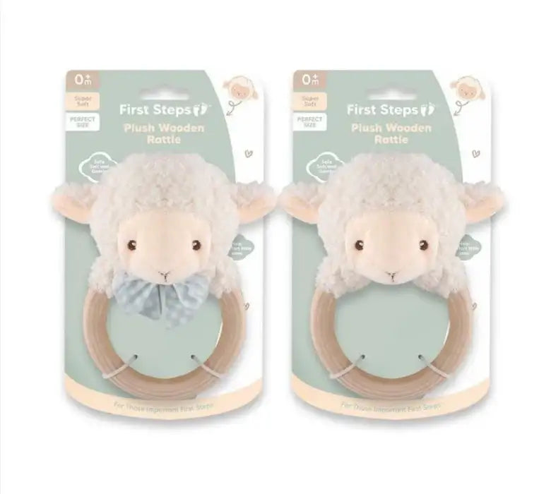 Farm Friends Plush Rattle