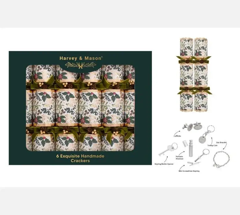 Exquisite Green Foliage Crackers (13.5cm)