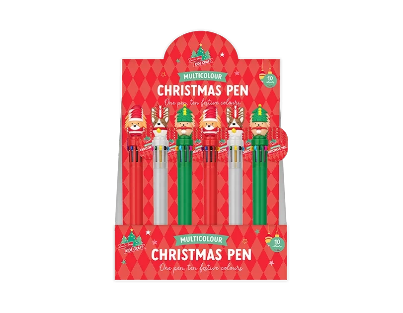 Multi-Colour Festive Pen