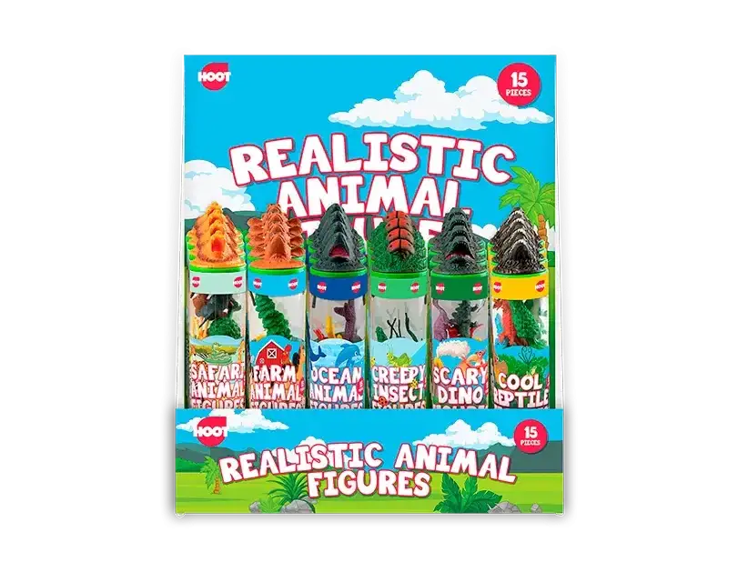 Mixed Animals Figure Tube