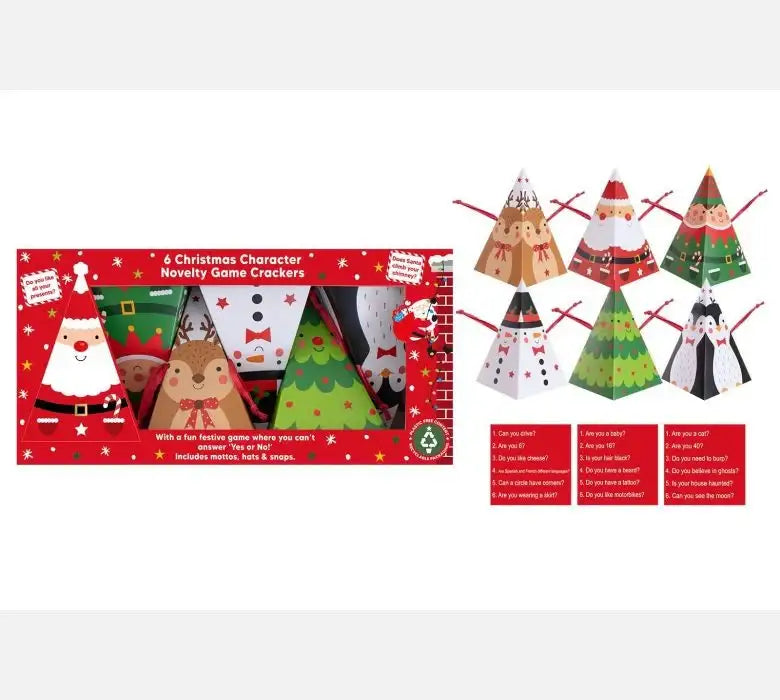 Character Novelty Crackers (6 Pack)