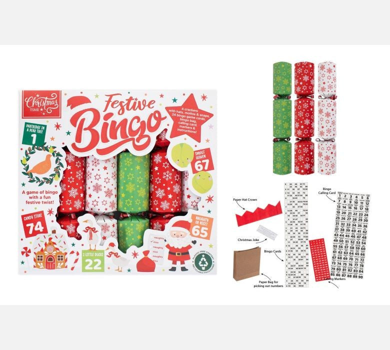 Christmas Bingo Crackers
