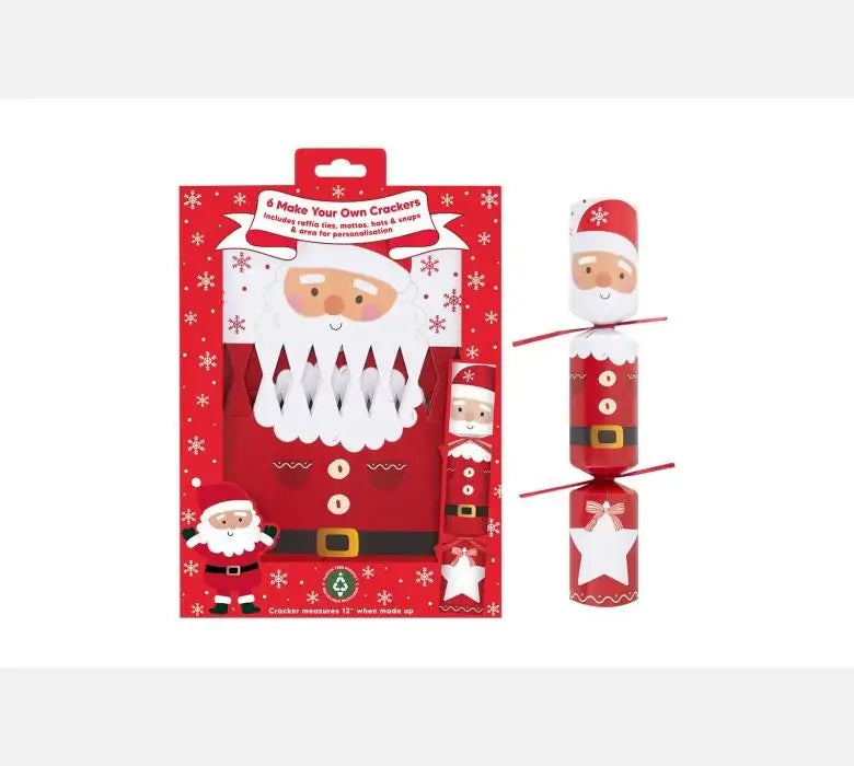 Make Your Own Red Santa Crackers (12 Inches)