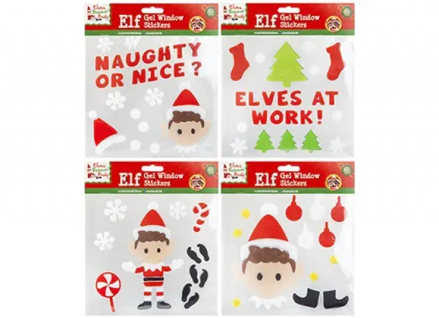 Elf Gel Window Stickers (20 x 20cm)