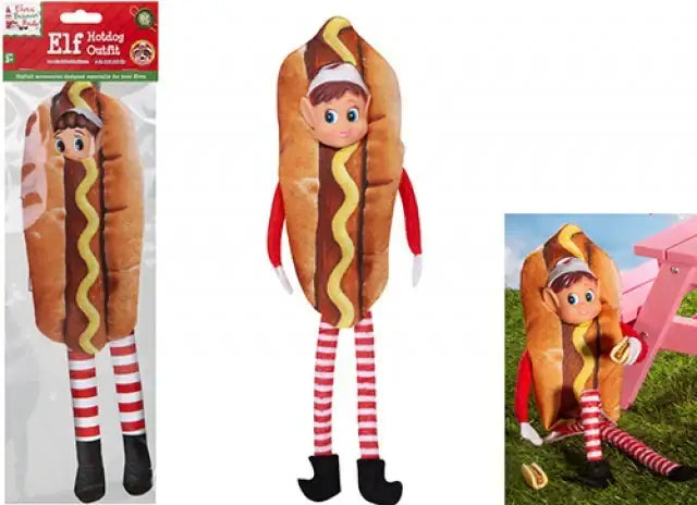 Elf Hotdog Outfit
