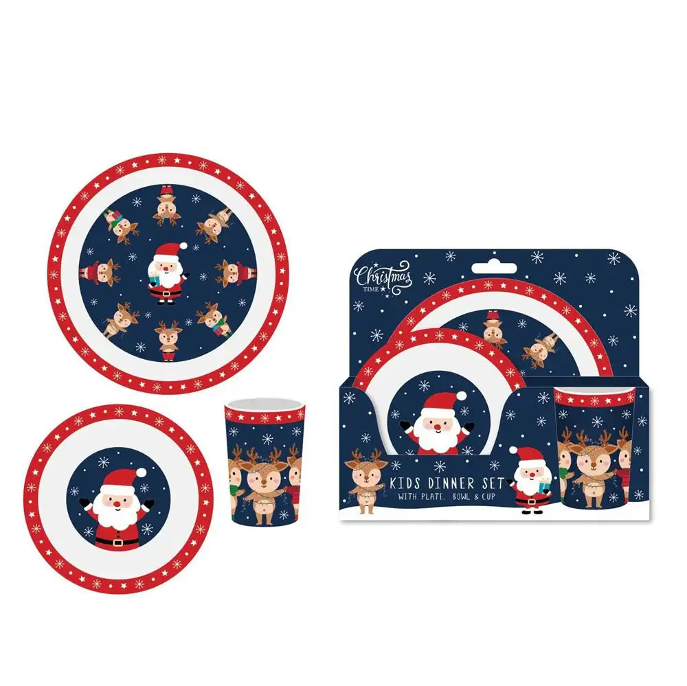 Santa and Friends Kids Dinner Set