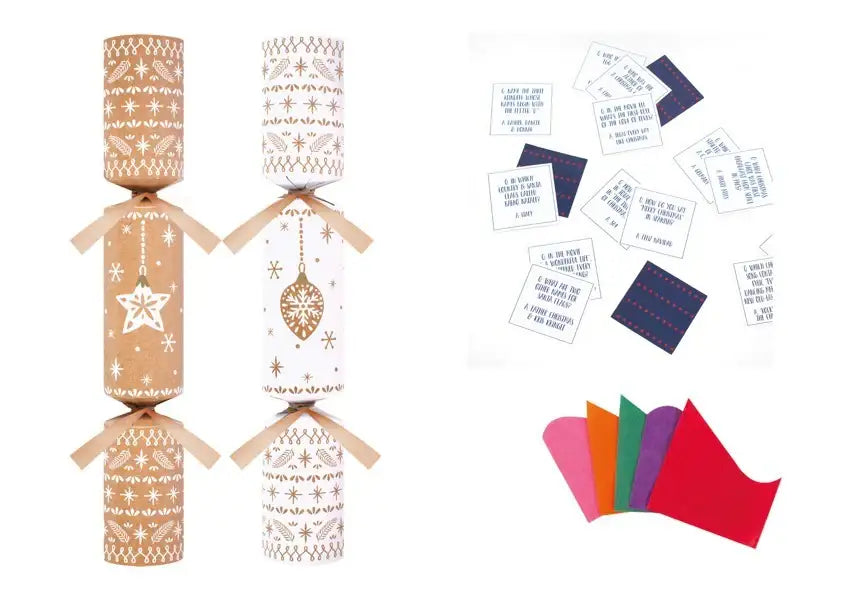 50 Festive Decorative Eco Crackers (11 Inch)