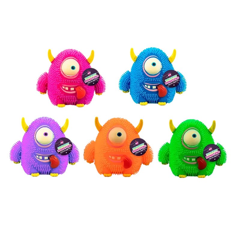Discover the Squeezy Monster Funny Face Fidget Ball (Assorted) at Bristow Direct