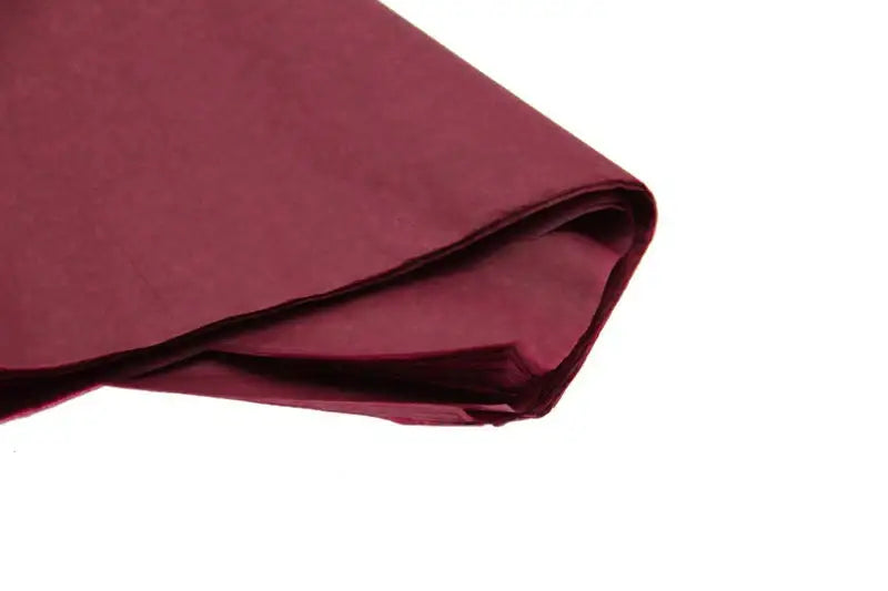 Burgundy tissue paper for gift wrapping and home décor, perfect for birthdays and celebrations