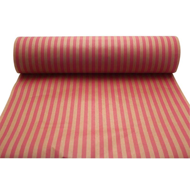 Discover the Cerise Stripes Kraft Paper at Bristow Direct