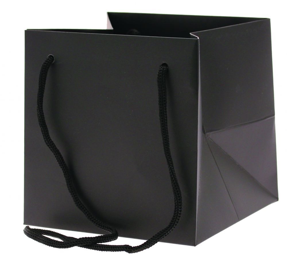 Discover the Black Hand Tie Bag (17cmx17cm) at Bristow Direct