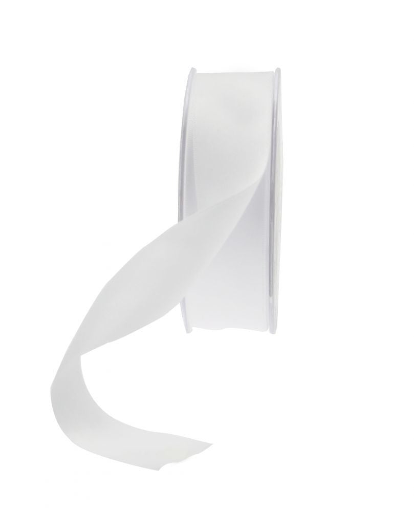 Discover the White Satin Ribbon (25mm) at Bristow Direct