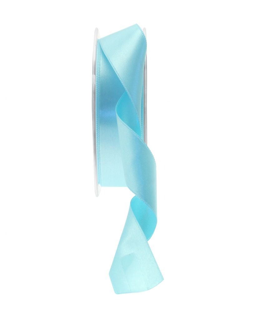Discover the Light Blue Satin Ribbon (25mm) at Bristow Direct