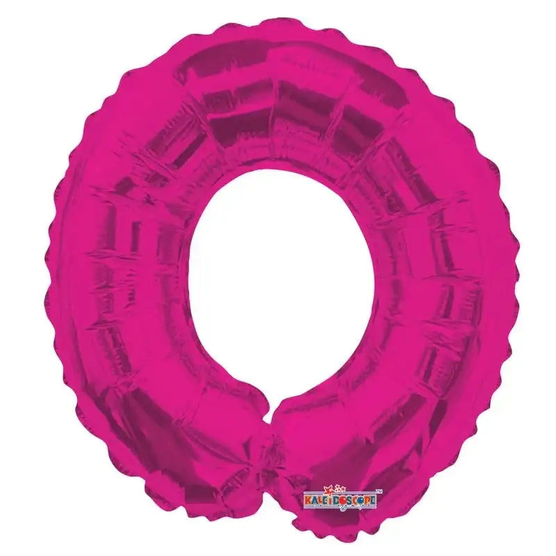 Hot Pink Number 0 Balloon (14 Inch)