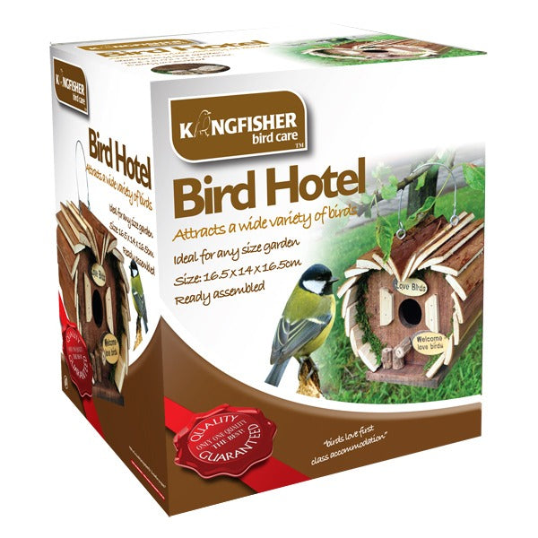 Discover the Kingfisher Wooden Bird Hotel at Bristow Direct