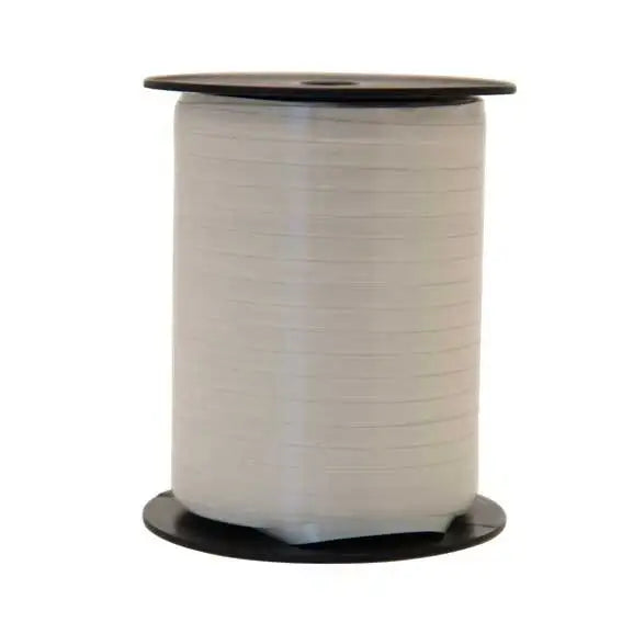 White ribbon spool for gift wrapping and home décor accents