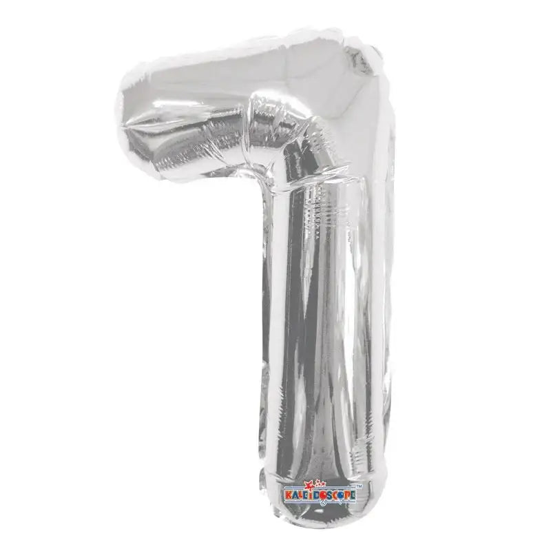 Silver Number 1 Balloon (14 Inch)