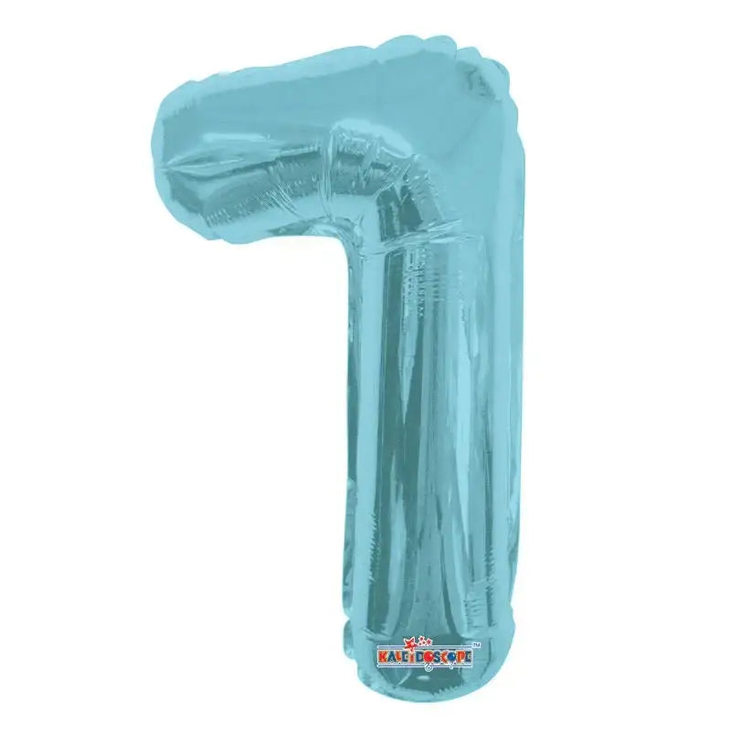 Light Blue Number 1 Balloon (14 Inch)