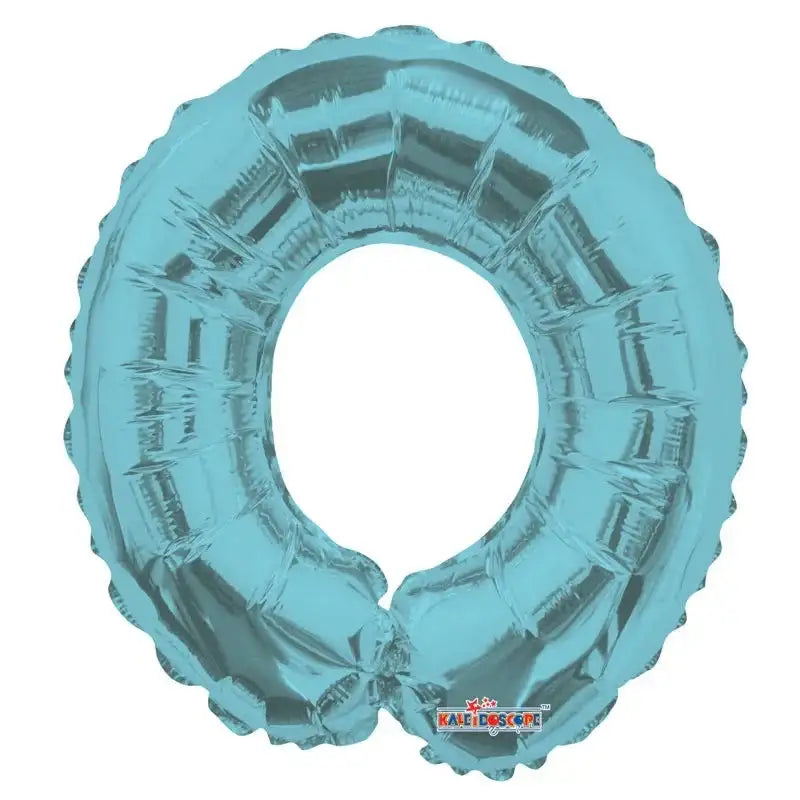Light Blue Number 0 Balloon (14 Inch)