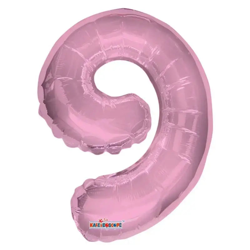 Light Pink Number 9 Balloon (14 Inch)