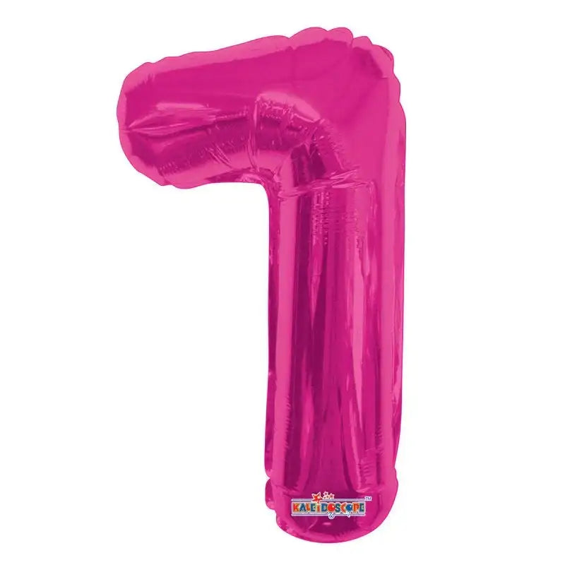 Hot Pink Number 1 Balloon (14 Inch)