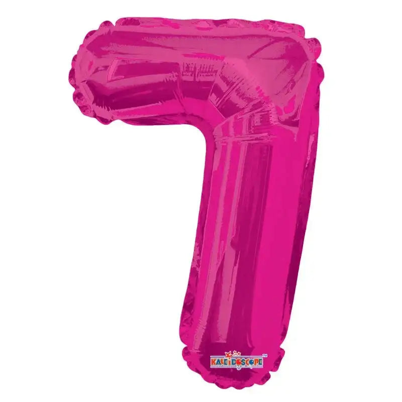 Hot Pink Number 7 Balloon (14 Inch)