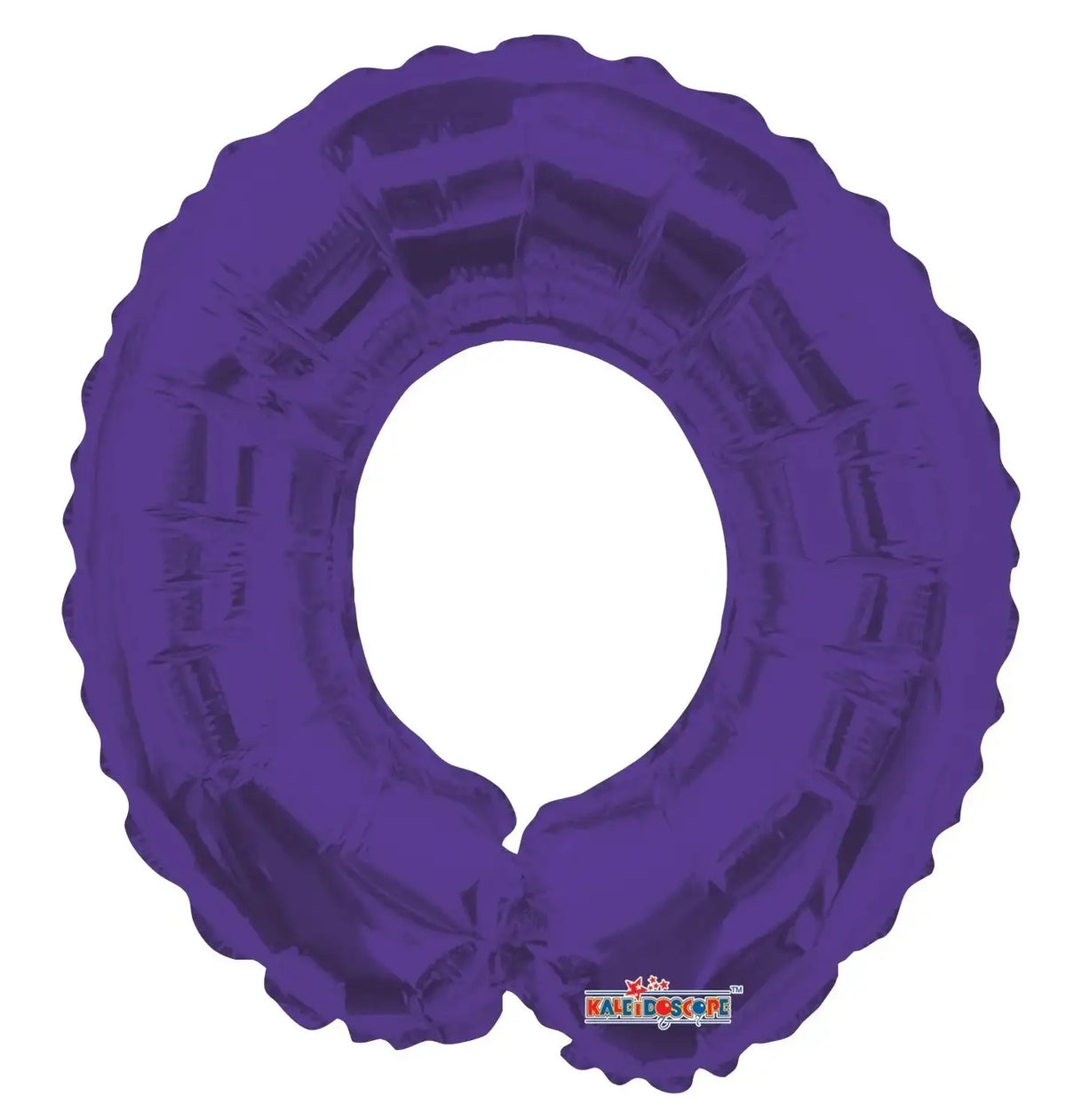 Purple Number 0 Balloon (14 Inch)