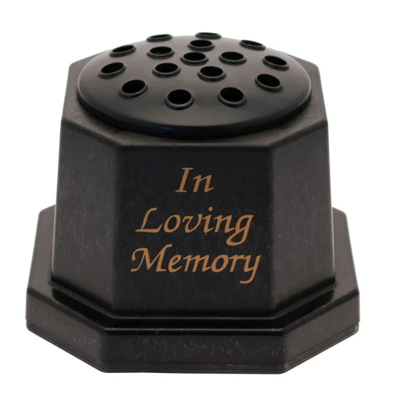 Discover the Black In Loving Memory Vase 15cm at Bristow Direct