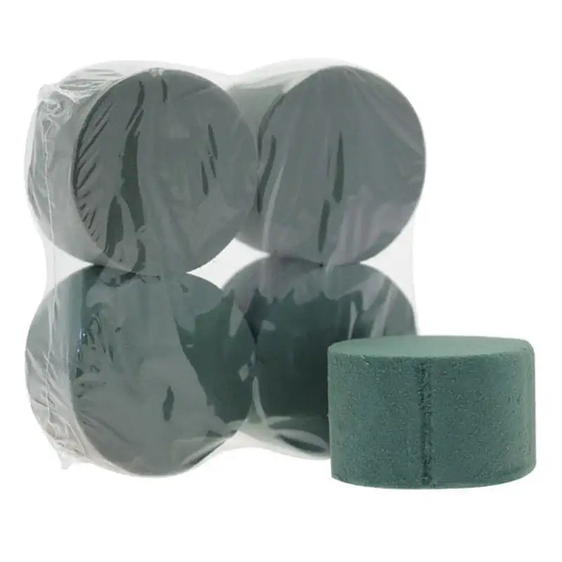 Green floral foam blocks for arranging flowers, ideal for home décor and gift crafting