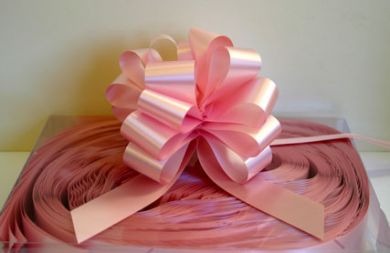 Discover the Baby Pink Pull Bow 50mm at Bristow Direct