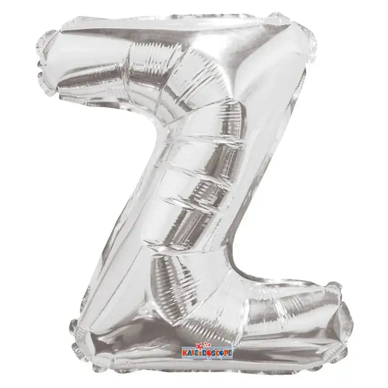 14 Inch Silver Letter Z Balloon