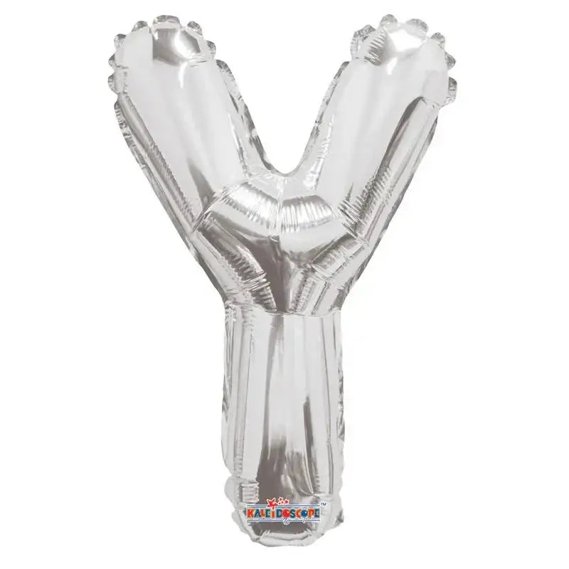 14 Inch Silver Letter Y Balloon