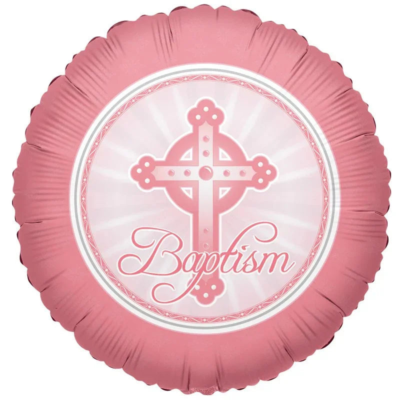 Light Pink Baptism Balloon