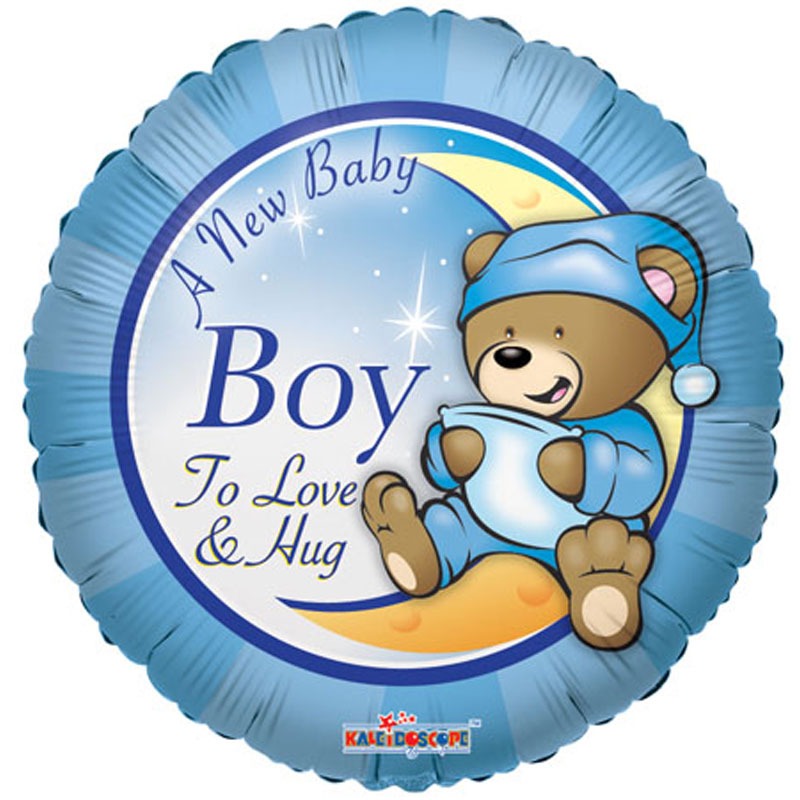 18" A New Baby Boy Balloon