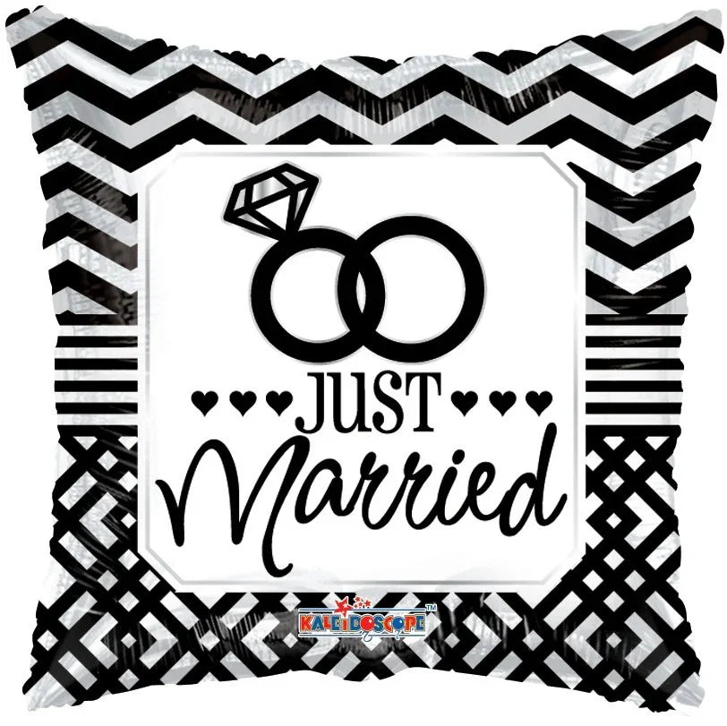 18" Just Married Pillow Balloon