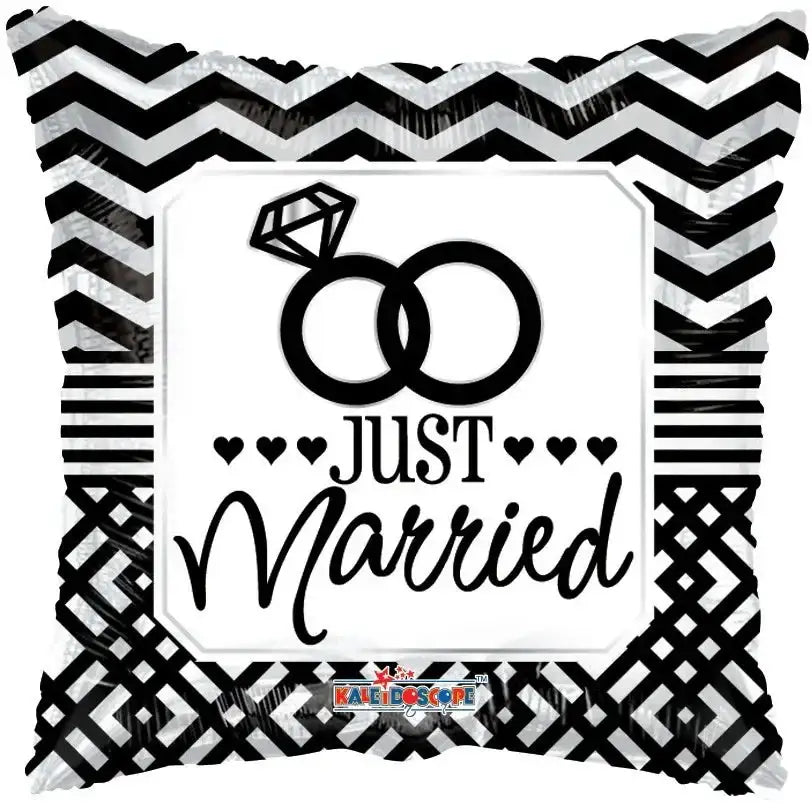 18 Inch Just Married Pillow Balloon