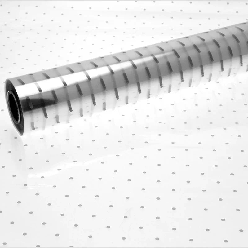 Silver Dots Cellophane