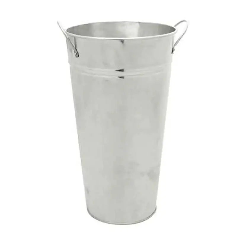 Galvanised Vase 38cm