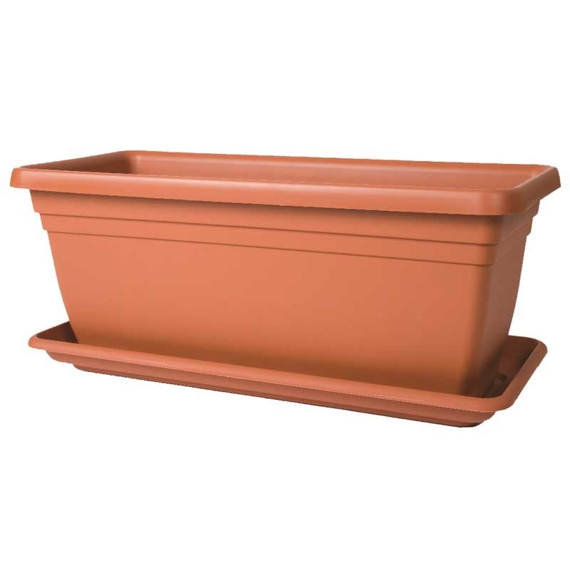 Discover the Stewart 80cm Deep Trough - Terracotta at Bristow Direct