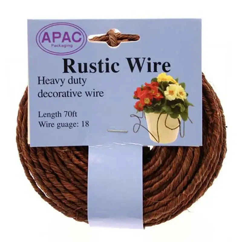 Rustic wire for crafts and home décor – heavy duty 70ft 18 gauge decorative wire