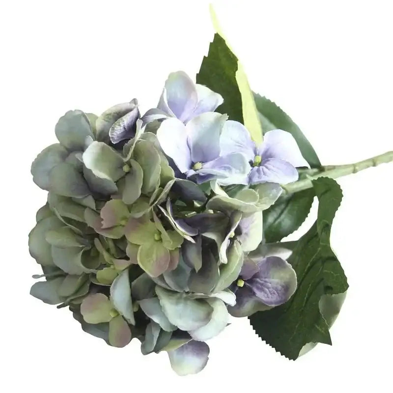 26Inch Single Hydrangea Green and Purple