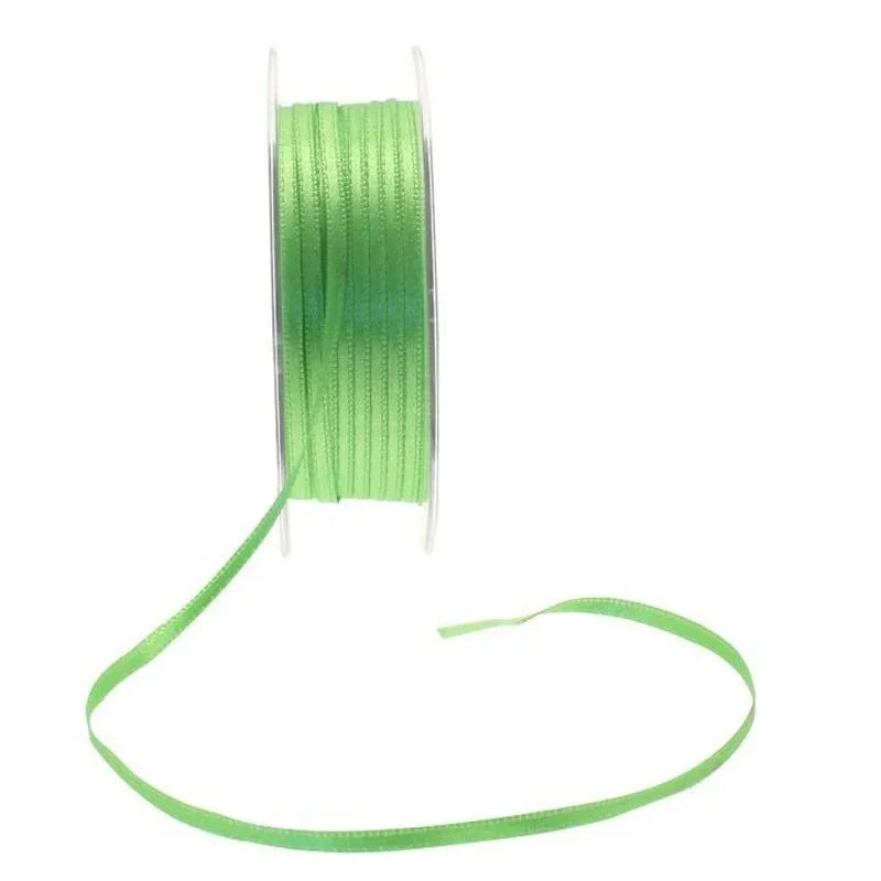 3mm Lime Green Satin Ribbon