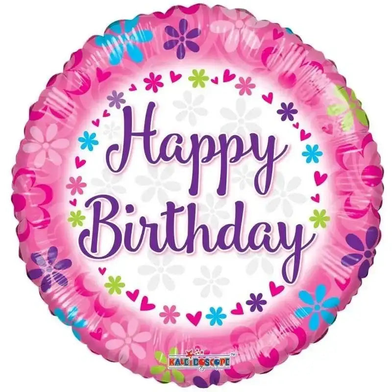 Happy Birthday Pink 18Inch