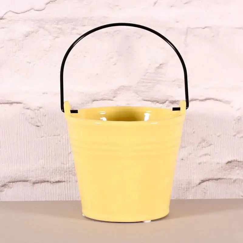 Cream Glazed Ceramic Pot 10.5cm