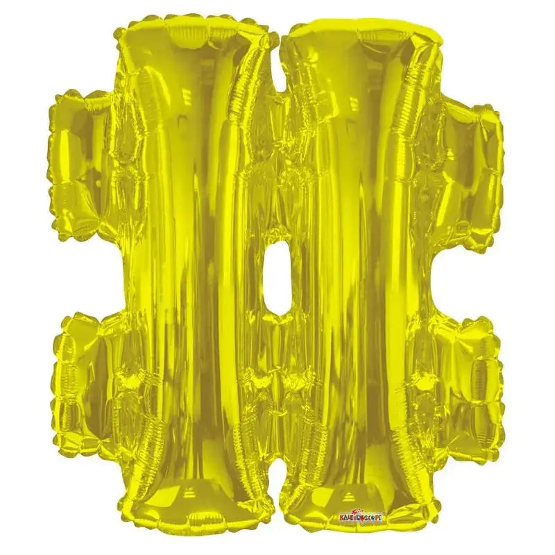 34 Inch Gold Symbol Balloon