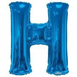 34" Letter Balloon - H - Blue