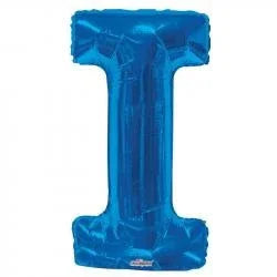 34" Letter Balloon - I - Blue