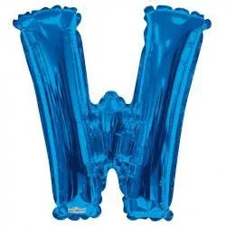 34" Letter Balloon - W - Blue